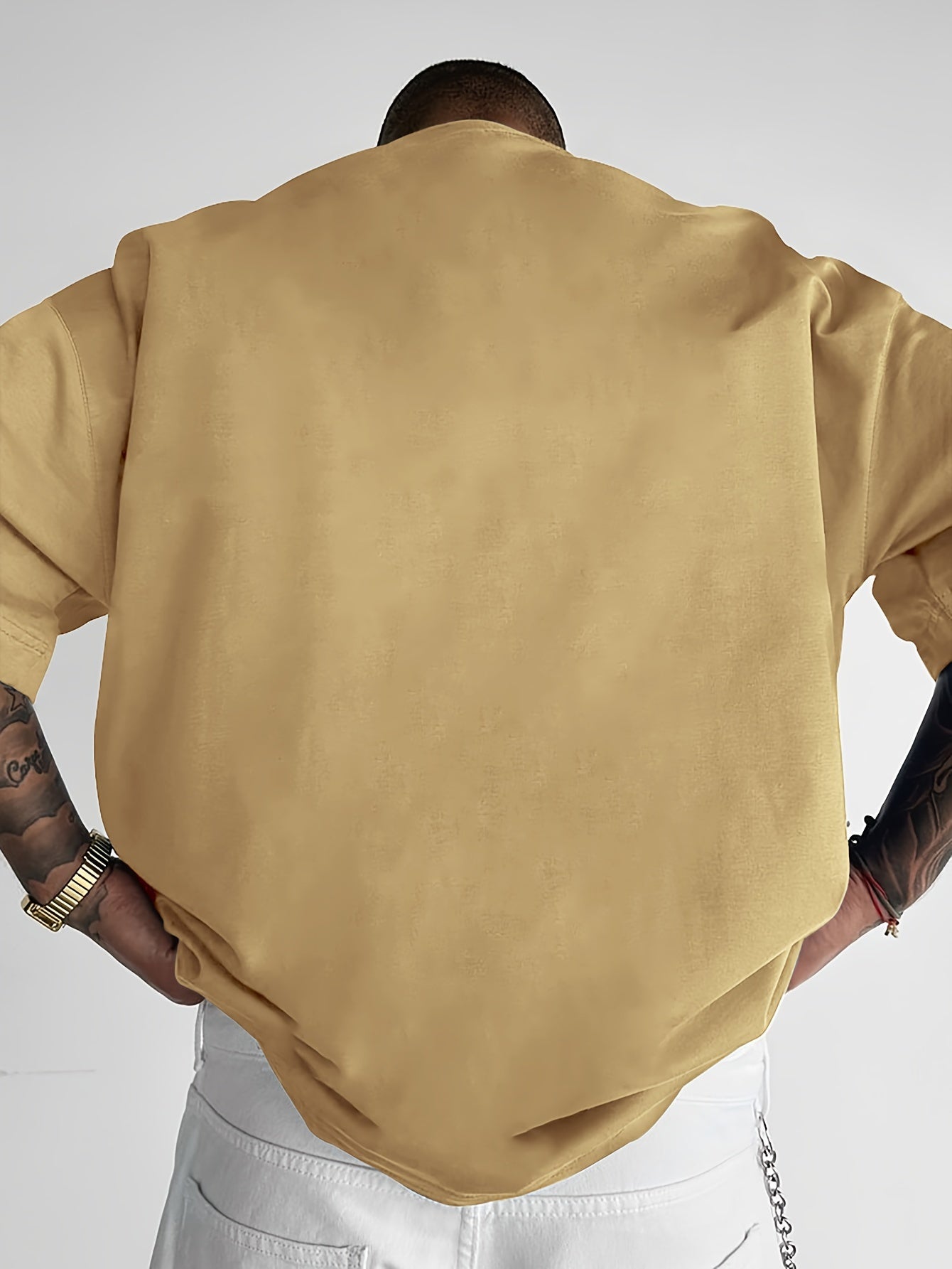 Men’s Oversized T-Shirt "Boston" – Urban Streetwear Style, Lightweight and Comfortable for Summer