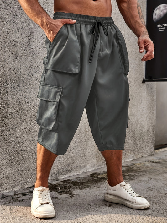 Men’s Oversized Cargo Shorts – Plus Size Summer Streetwear with Pockets | European Urban Style