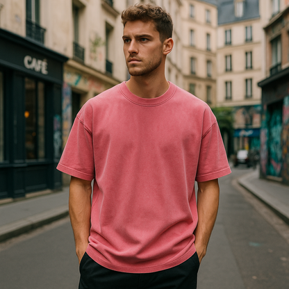 Vintage Oversized T-Shirt – 100% Premium Cotton