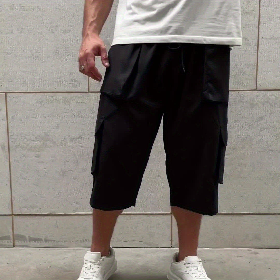 Men’s Oversized Cargo Shorts – Plus Size Summer Streetwear with Pockets | European Urban Style
